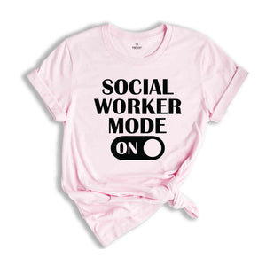 Social Worker Mode On Shirt, Gift For Social Worker, Retro Social Worker Shirt, Motivational Shirt, School Social Worker Shirt