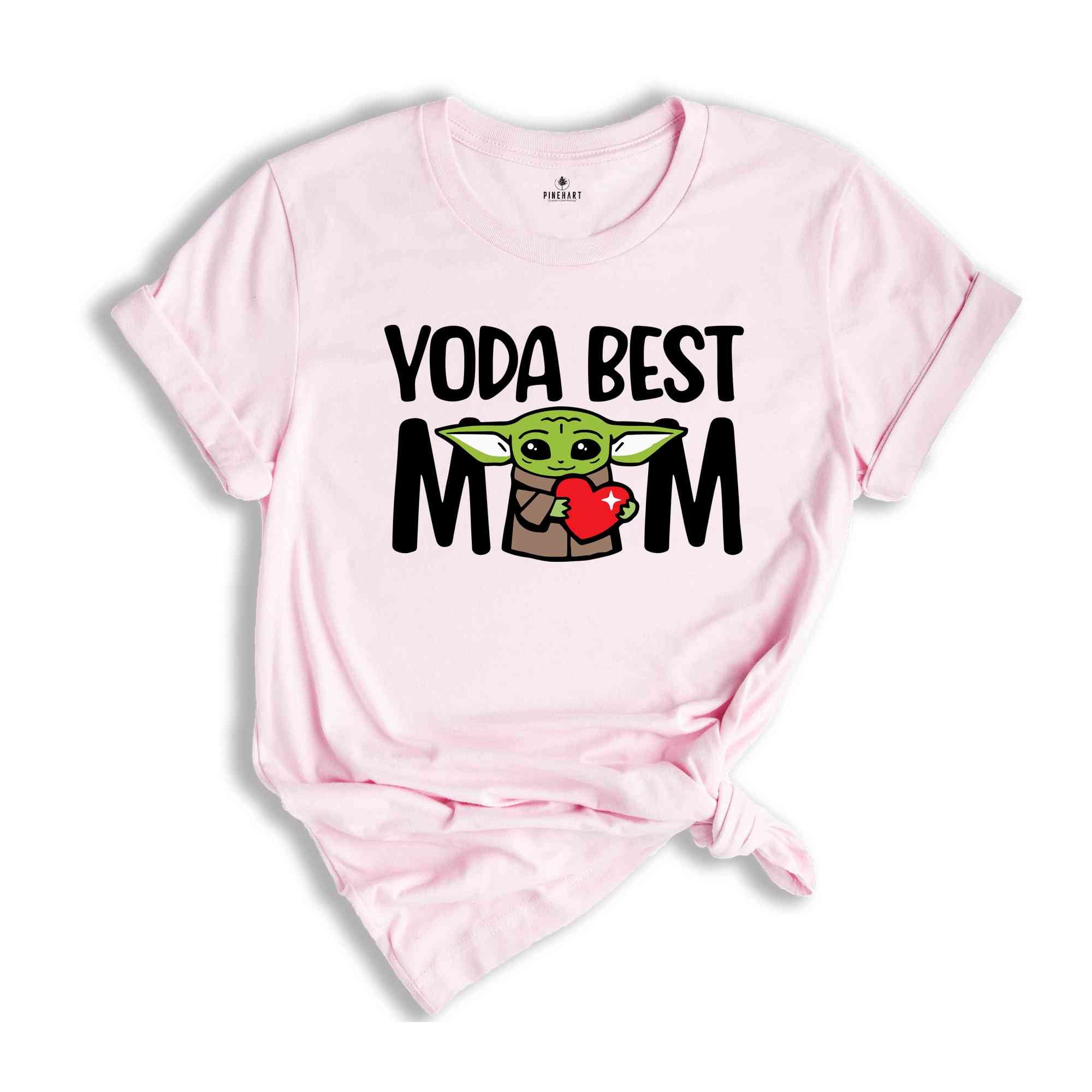 Yoda Best Mom Shirt, Star Wars Yoda Mothers day Gift, Cute Baby Yoda Tee, Star Wars Fans Shirt, Funny Disney T-Shirt