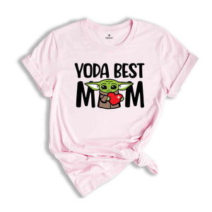 Yoda Best Mom Shirt, Star Wars Yoda Mothers day Gift, Cute Baby Yoda Tee, Star Wars Fans Shirt, Funny Disney T-Shirt