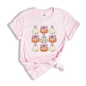 Halloween Ghost Pumpkin Shirt, Cute Halloween Shirt, Halloween Gift, Pumpkin Spice Shirt, Pumpkin Shirt, Ghost Shirt, Halloween Ghost