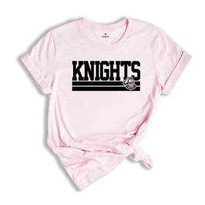 Knights Shirts, Sports Shirt, High School Sports Tee, Knights Mascot Shirt, Knights Spirit Shirt, School Spirit Shirt, Knights Football