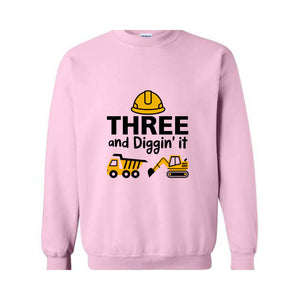 Construction Crew Matching Sweatshirts, Birthday Construction , Excavator Birthday, Bday Boy , Truck Birthday