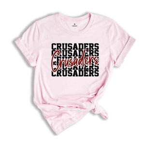 Team Mascot Shirt, Crusaders Team Shirt, Crusaders Team Spirit Shirt, Crusaders Fan Shirt, Crusaders School Shirt, Crusaders School Spirit