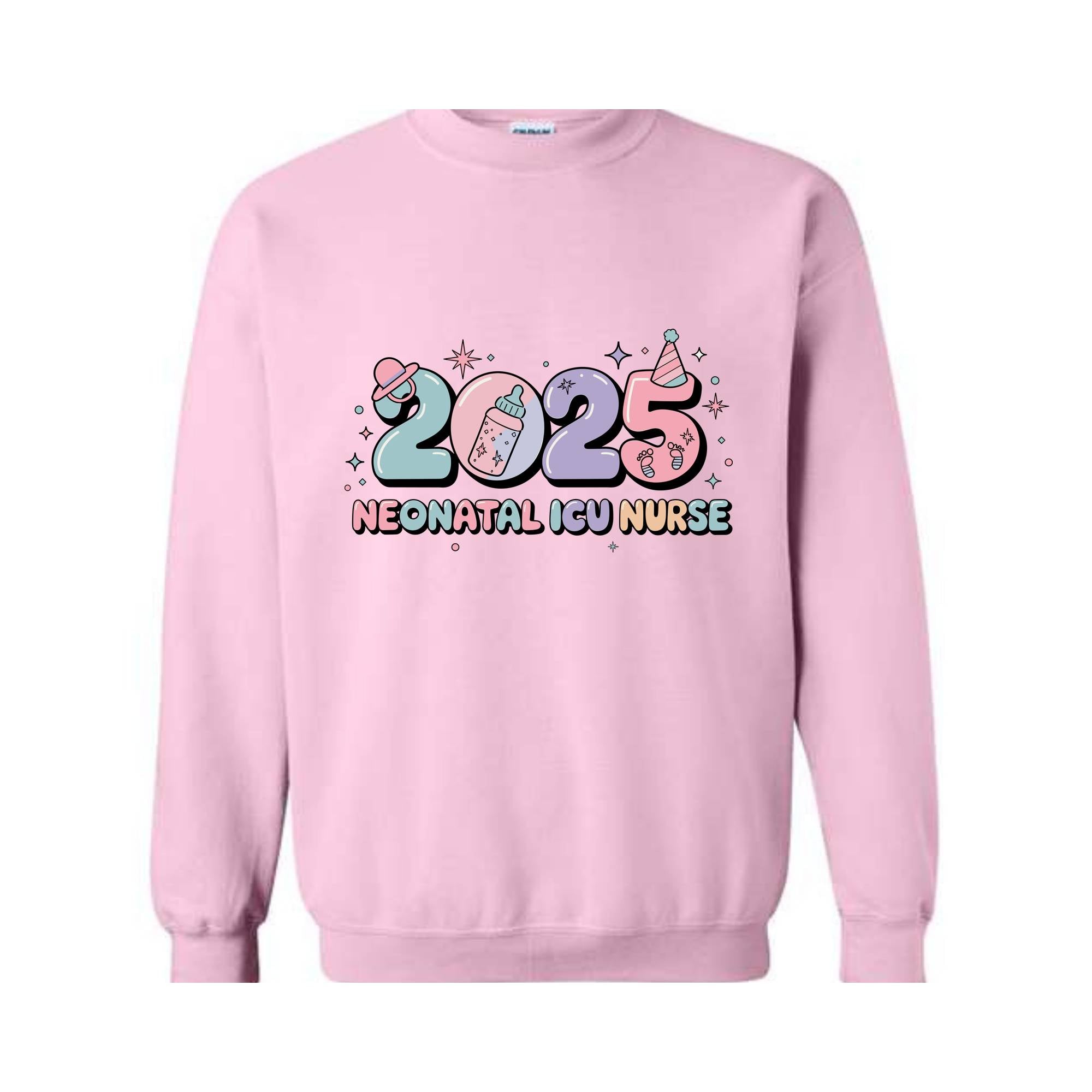 2025 Neonatal ICU Nurse Sweatshirt, Care Nurse Gifts