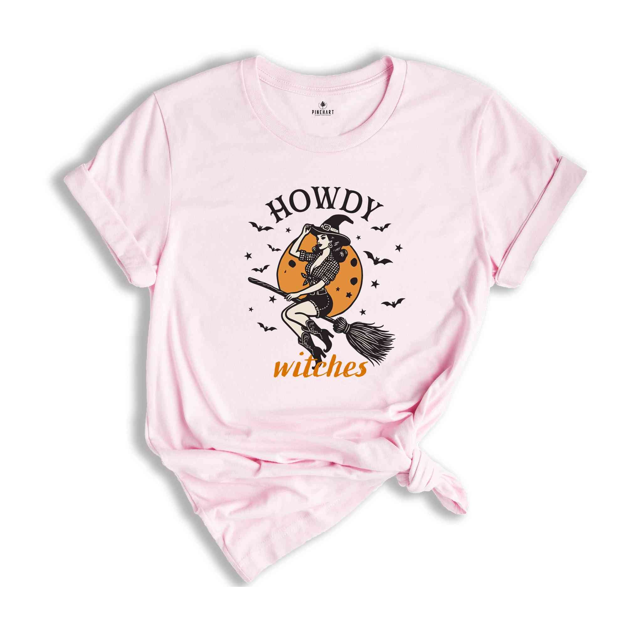 Howdy Witches Shirt, Retro Halloween Shirt, Halloween Shirts, Spooky Shirt, Spooky Season Shirt, Witch Shirt