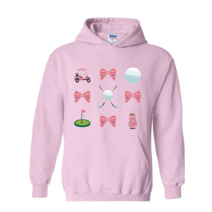 Golf Coquette Hoodie, Pink Coquette Hoodie, Golf Hoodie, Game Day Hoodie, Trendy Golf Hoodie, Cute Golf Hoodie, Golf Mama Hoodie