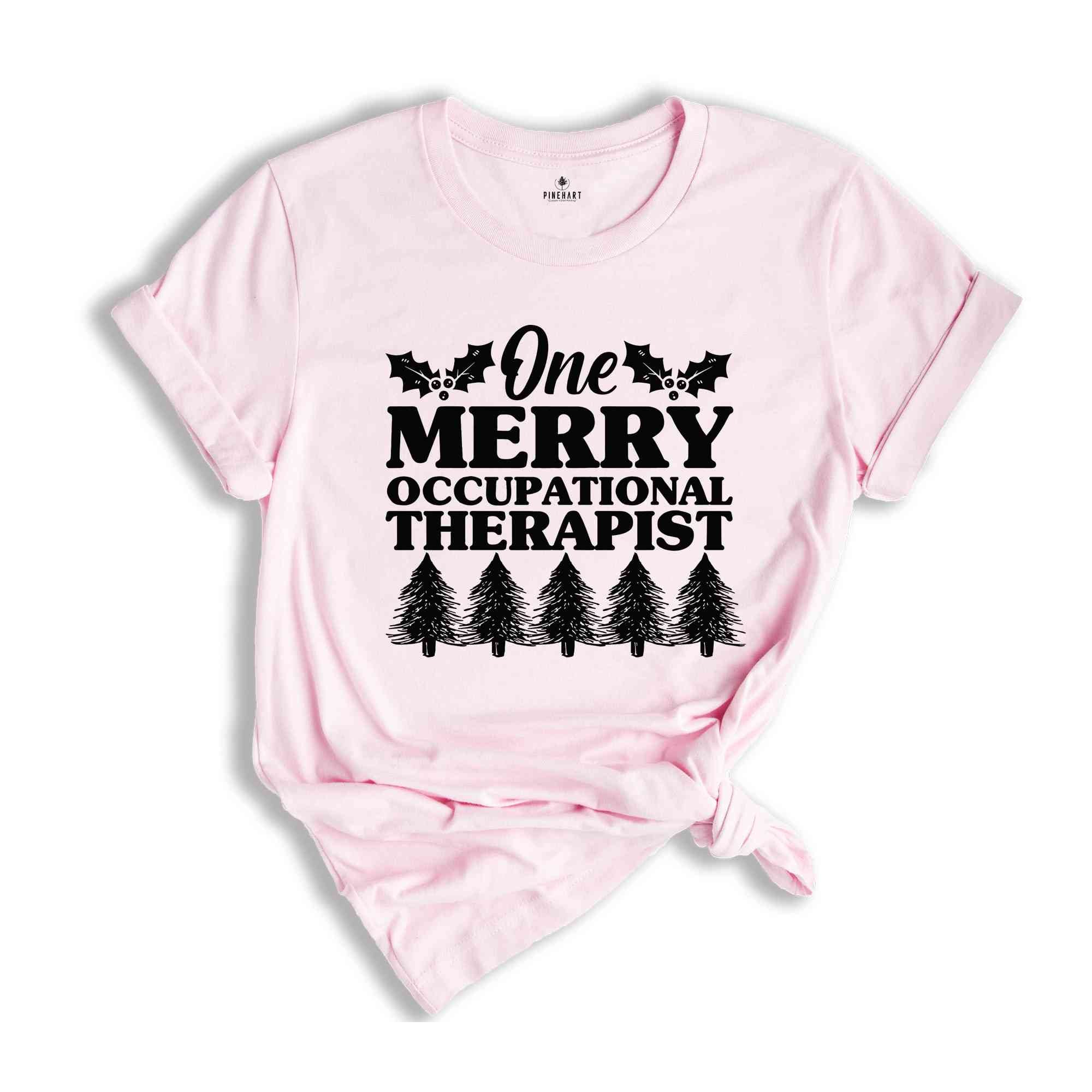 Merry Occupational Therapist Shirt, Christmas Gift, Christmas OT Gift, OT Shirt, Funny Xmas Shirt, Holiday Shirt, Therapist Shirt