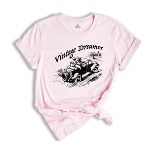 Vintage Dreamer Shirt, Vintage Shirt, Vintage Car Shirt, Nostalgic Shirt, Old Car Shirt, 60s Shirt, Vintage Clothes