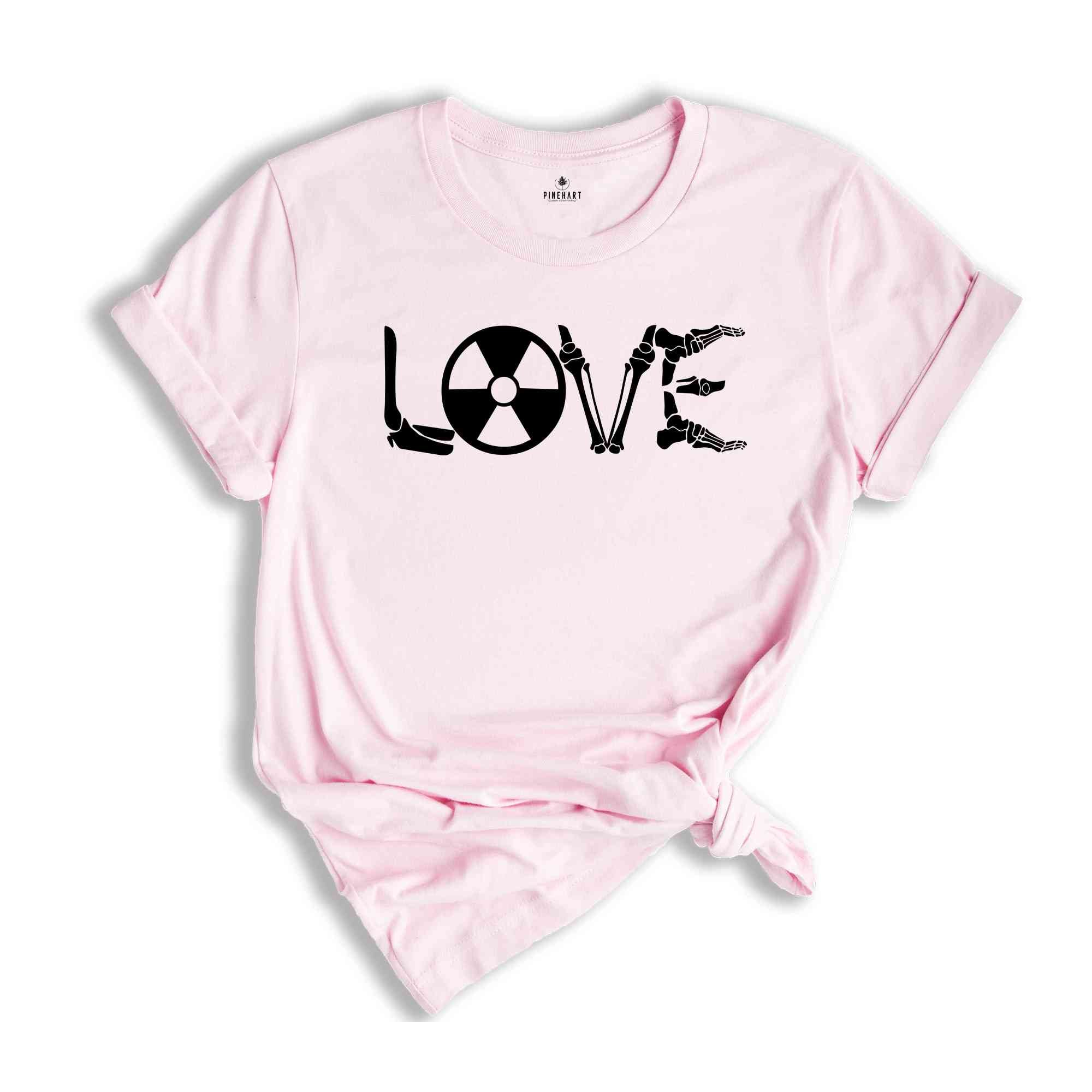 Love Radiology Shirt, Radiologist Shirt, Radiology Technician Shirt, Sonography Shirt, Rad Tech Shirt, Radiology School Gift