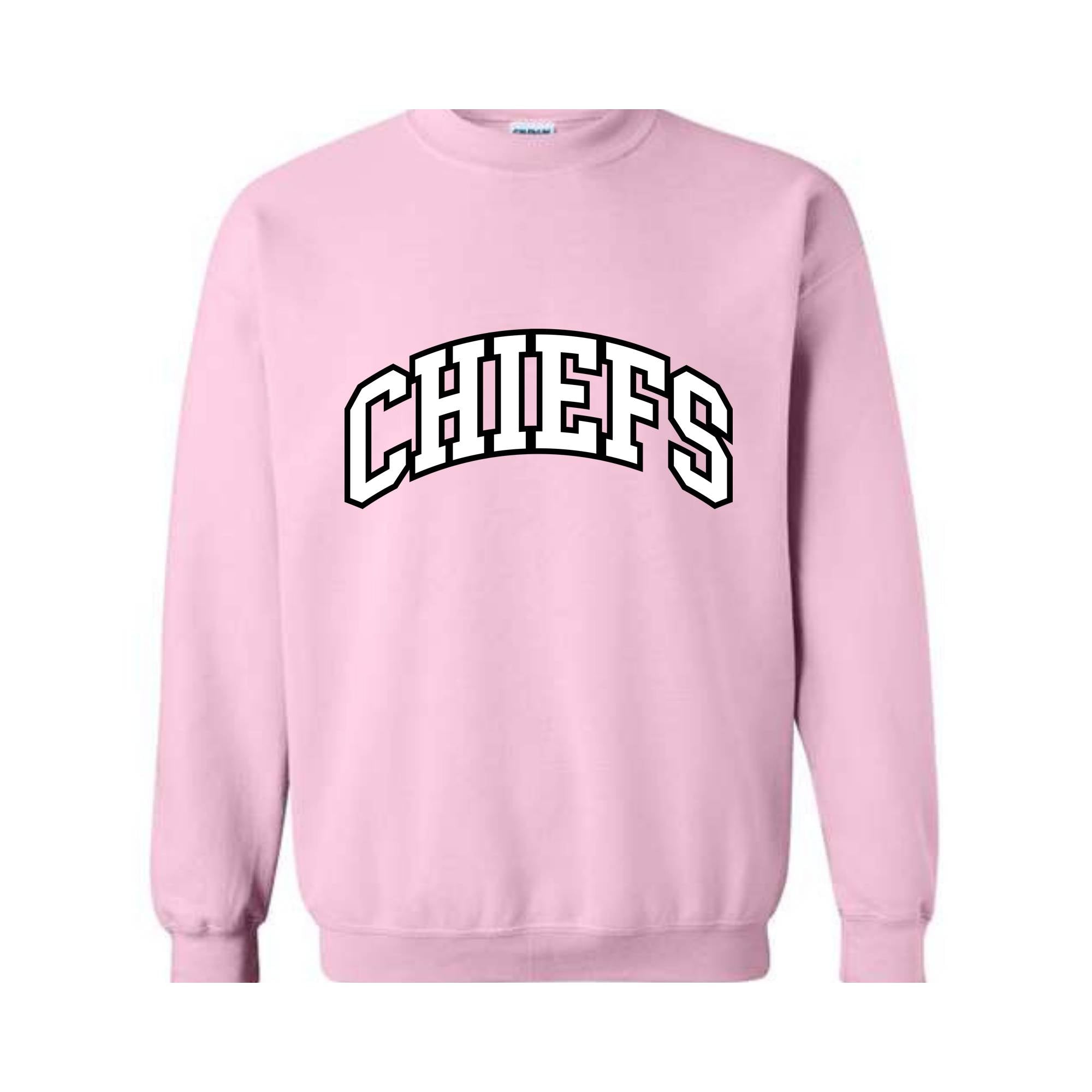 Team Mascot Sweatshirt, Chiefs Team Sweatshirt, Chiefs Football Sweatshirt, Chiefs Fan Sweatshirt, Chiefs School Sweatshirt