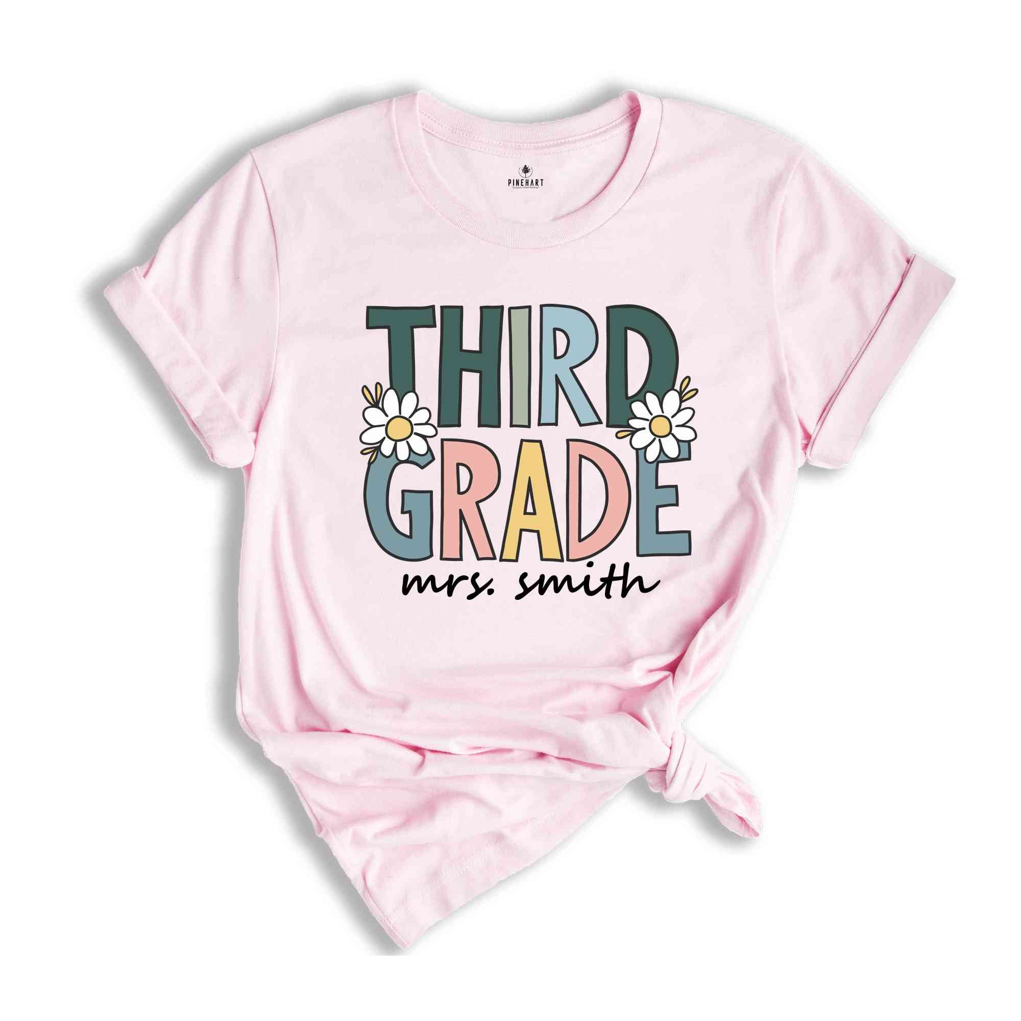 Third Grade Shirt, Teacher Shirt, Custom 3rd Grade Teacher Team Shirt, 3rd Grade Teacher Shirt, 3rd Grade Shirt, Third Grade Dream Team