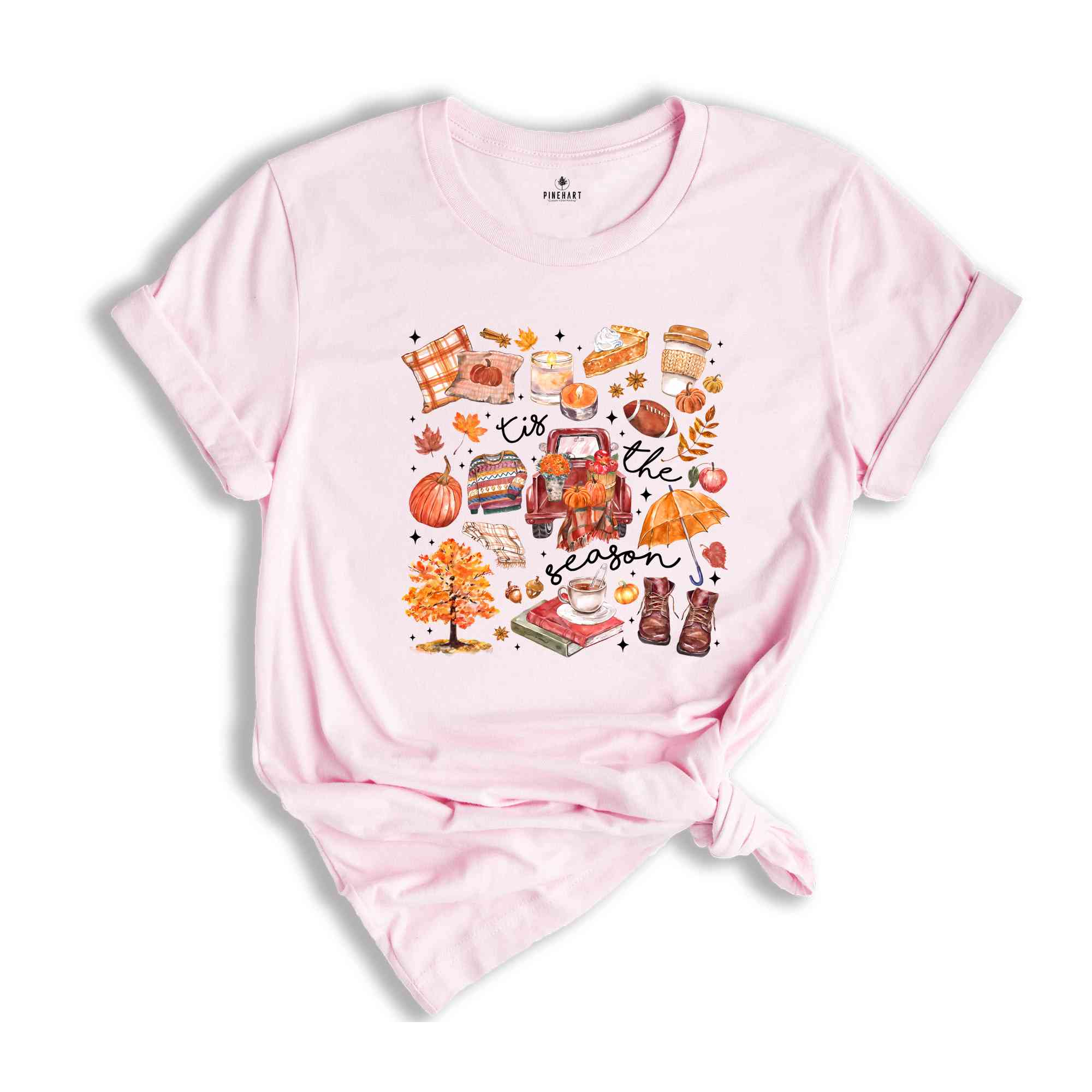 Tis The Season Shirt, Retro Fall Shirt, Autumn Shirt, Thanksgiving Shirt, Fall Vibes Shirt, Fall Autumn Shirt, Pumpkin Shirt