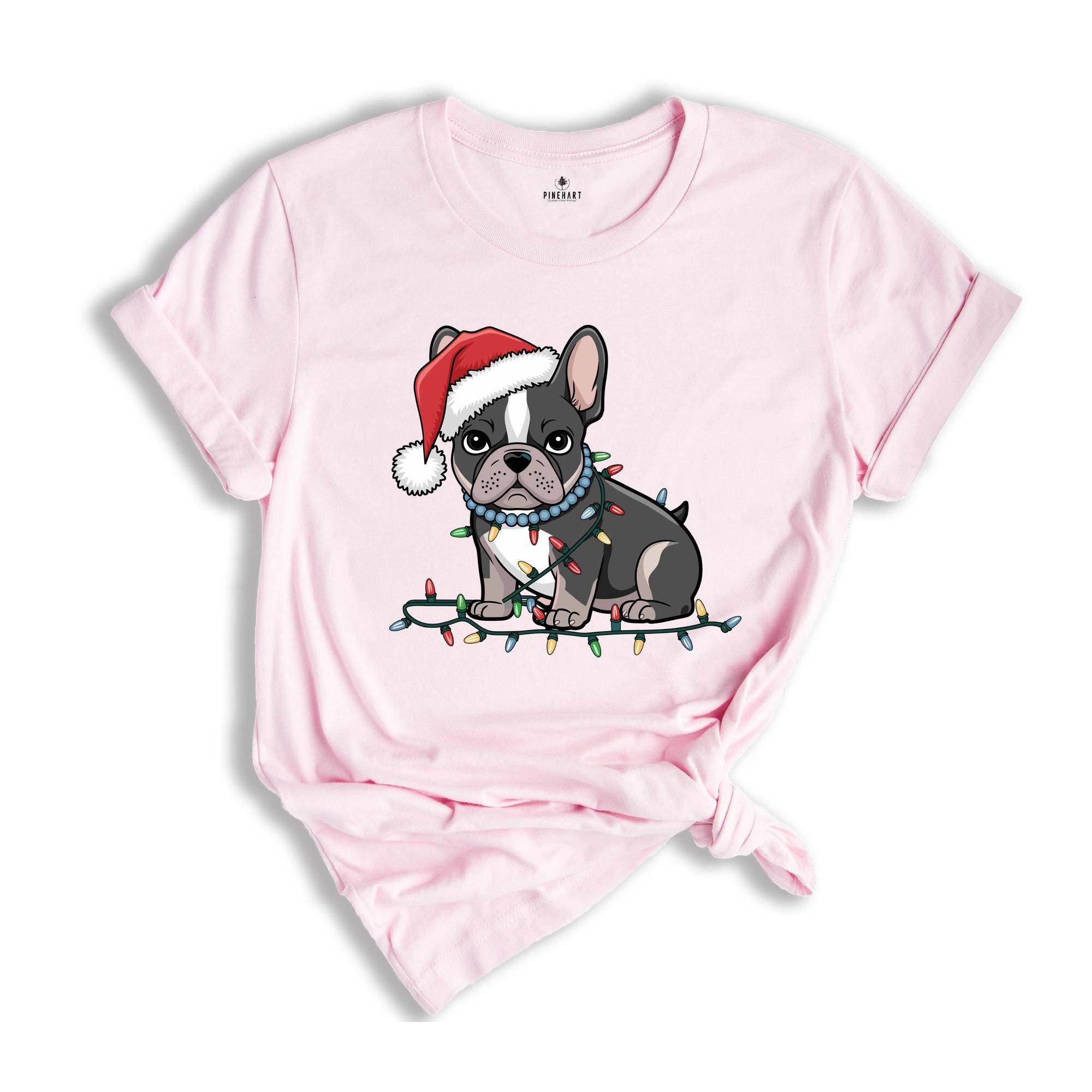 French Bulldog Christmas Shirt, Dog Mom Shirts, Holiday Party Shirt, Dog Owner Shirt, Christmas Dog Gifts, Dog Dad Shirt