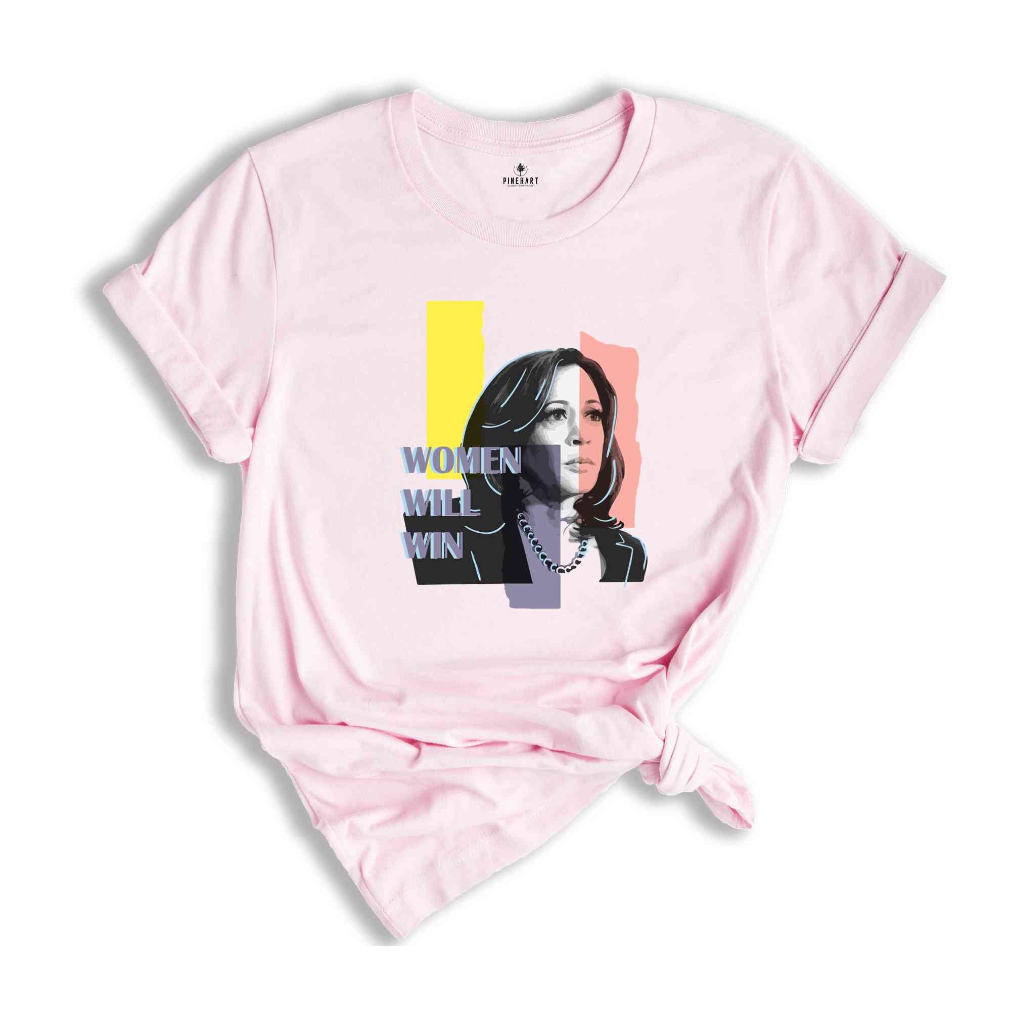 Women Will Win Shirt, Kamala Harris 24 For The People Shirt, President Kamala Harris 2024 Shirt, Madam President Kamala Harris Shirt