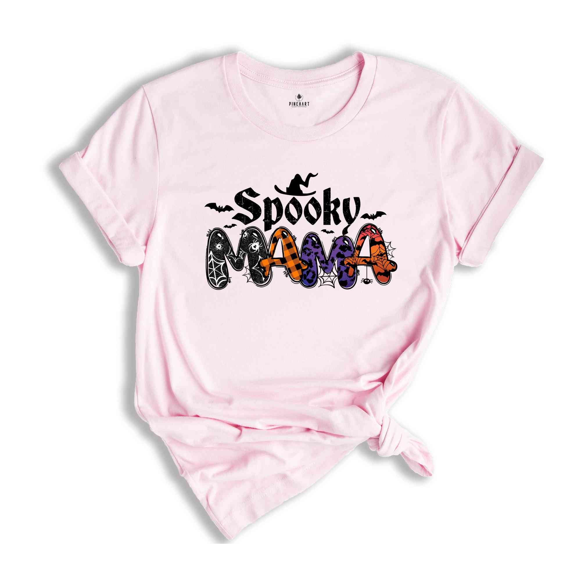 Spooky Mama Shirt, Spooky Season, Retro Shirt, Retro Halloween Shirt For Mother, Halloween Mom Shirt Gift, Halloween Mama Tshirt