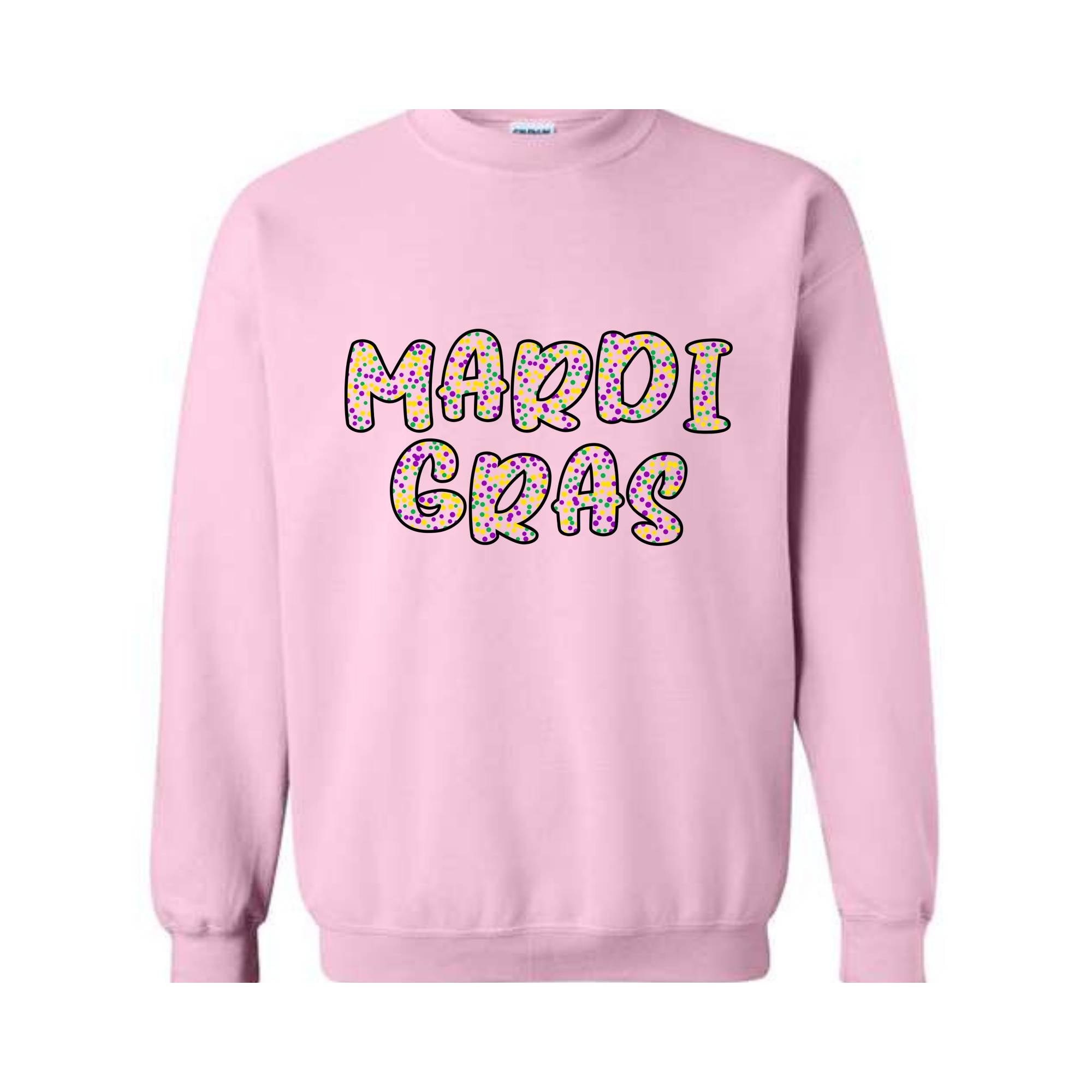 Mardi Gras Sweatshirt, Mardi Gras Pattern, Mardi Gras Celebrations, Mardi Gras Wear, Cute Mardi Sweater