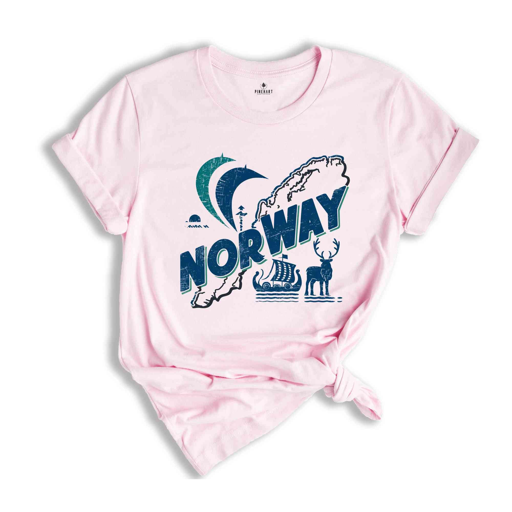 Retro Norway Shirt, Norway Travel Shirt, Country Travel Shirt, Shirt For Traveler, Travel Lover Gift, Travel Tee, Trip Shirt