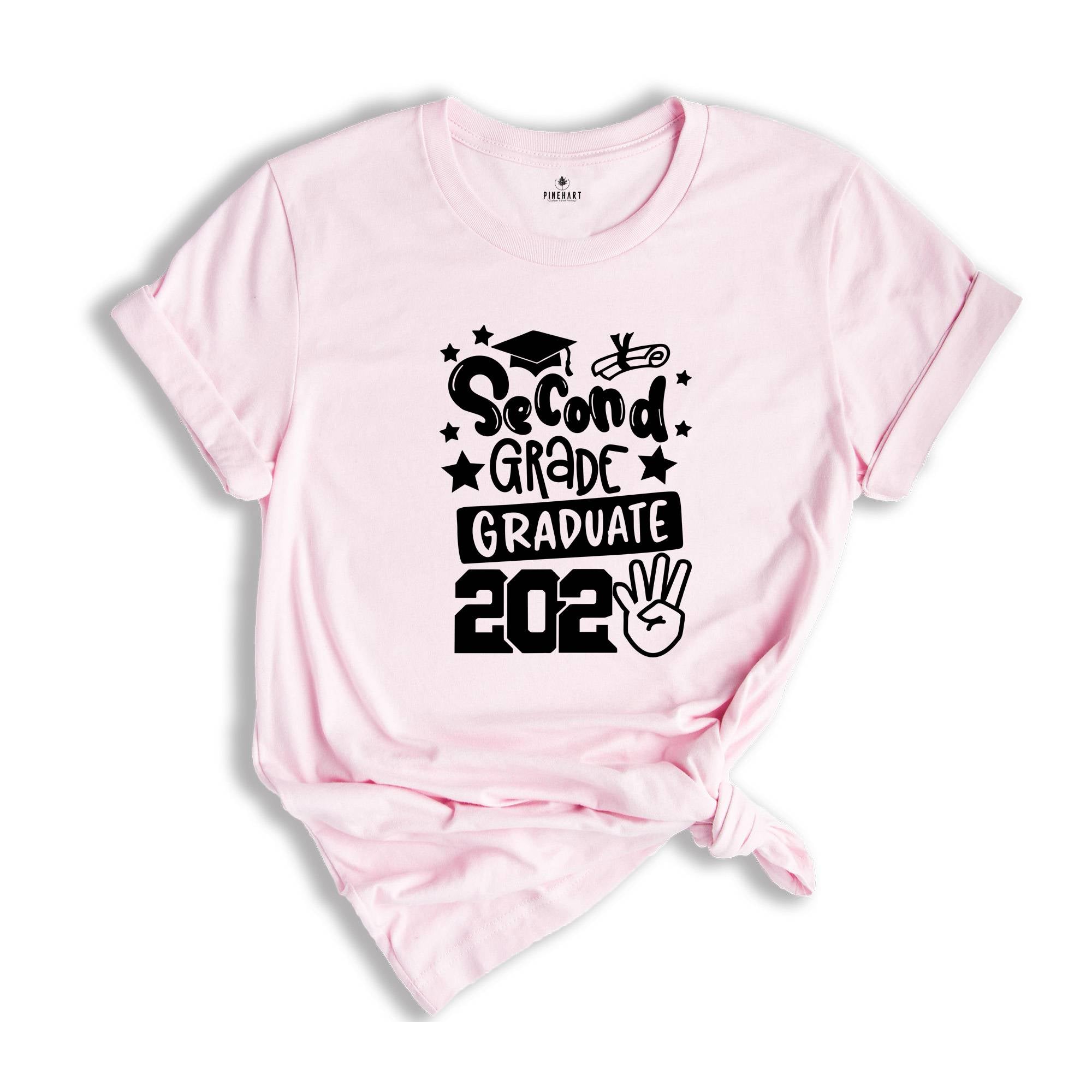 Second Grade Graduate 2024 Shirt, Kids End of School Tee, Bye Bye School Tee, Last Day Of School Tee, Second Grade Shirt