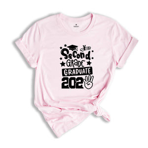 Second Grade Graduate 2024 Shirt, Kids End of School Tee, Bye Bye School Tee, Last Day Of School Tee, Second Grade Shirt