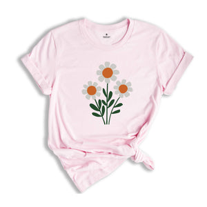 Flowers Shirt, Boho Shirt, Wildflowers Shirt, Boho Flowers Shirt, Floral Nature Shirt, Flowers Lover Shirt, Botanical Lover Shirt