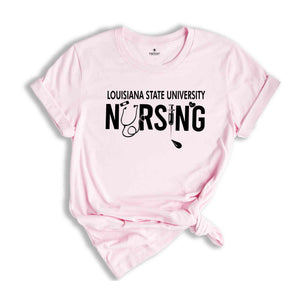 Custom Nursing School Shirt, Personalized NUrsing School Shirt, Nurse Week Shirt, Nurse Gifts, Women's Custom College Of Nursing Shirt