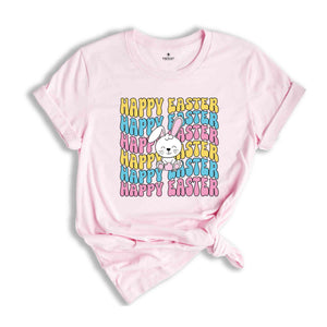 Happy Easter Bunny Shirt, Easter Bunny Shirt, Happy Easter Shirt, Easter Shirt, Cute Easter Shirt, Cute Bunny Shirt, Rabbit Tee