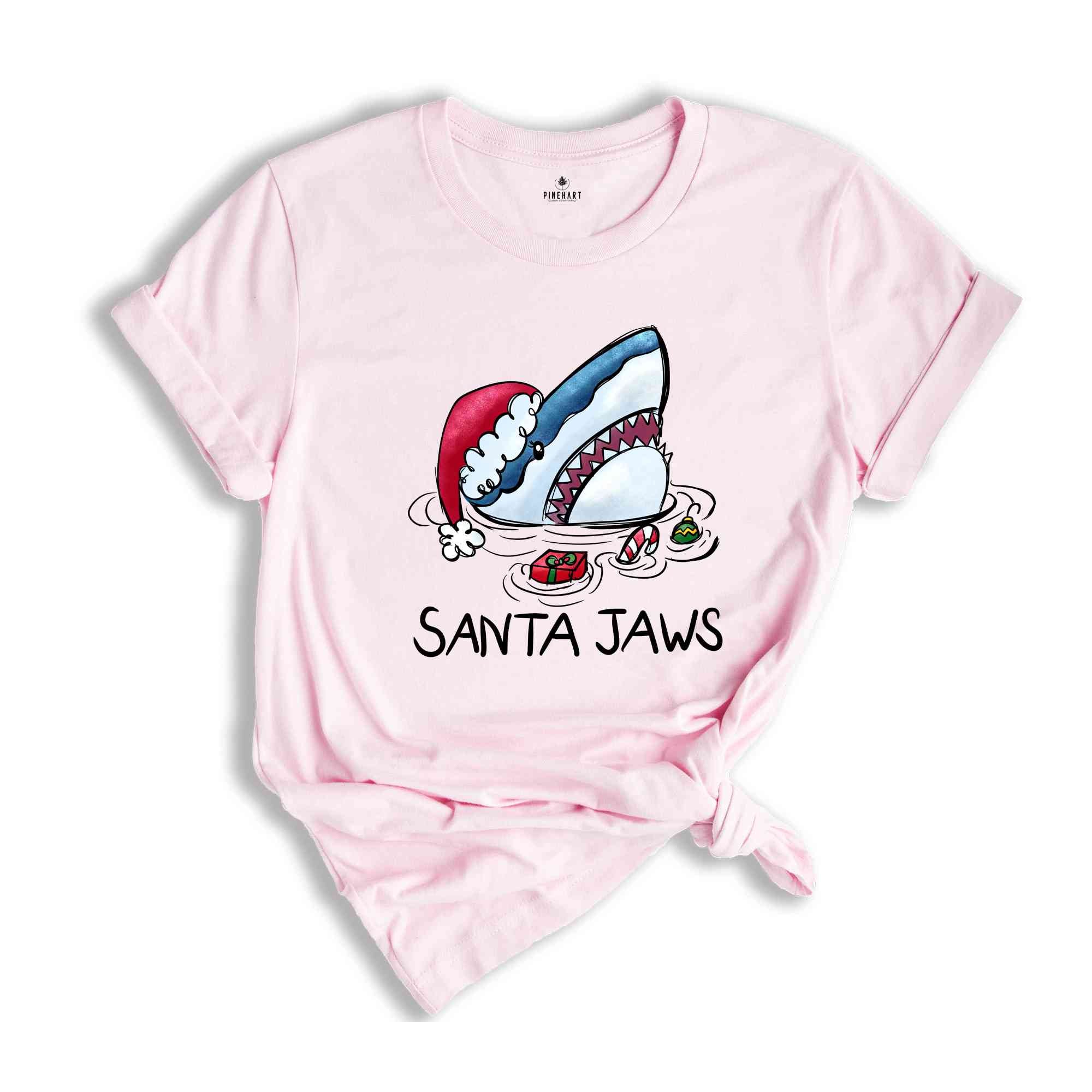 Santa Jaws Shirt, Christmas Shirts, Santa Claus Shirts, Christmas Gifts, Christmas Family Shirt, Christmas Vibe Tee