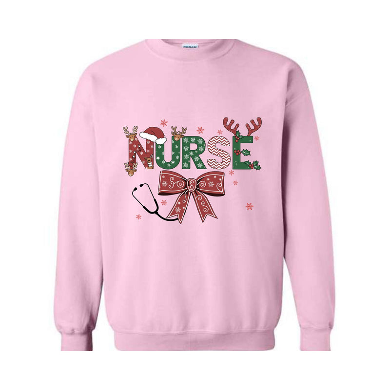 Christmas Nurse Sweatshirt, Christmas Nursing Sweat, Nurse Life Christmas Sweater, School Nurse Christmas