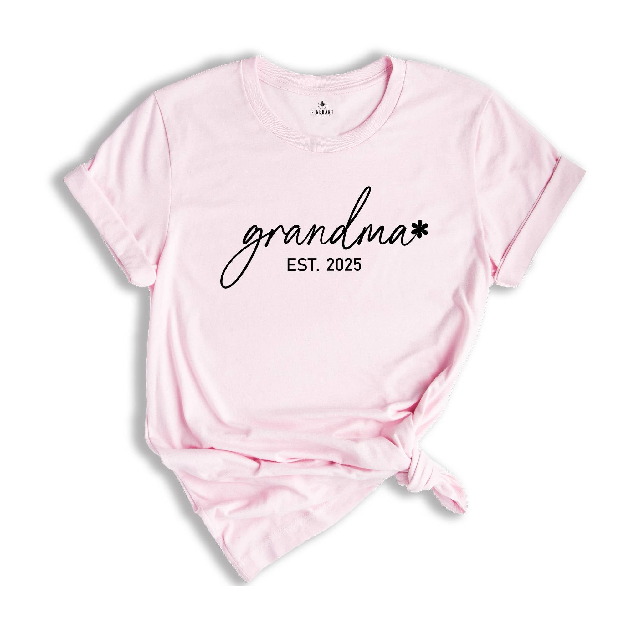 Custom Grandma Shirts, Grandma 2025 Shirts, Cool Nana Shirts, Shirts From Daughter, Grandmother Shirts, Grandma Shirts