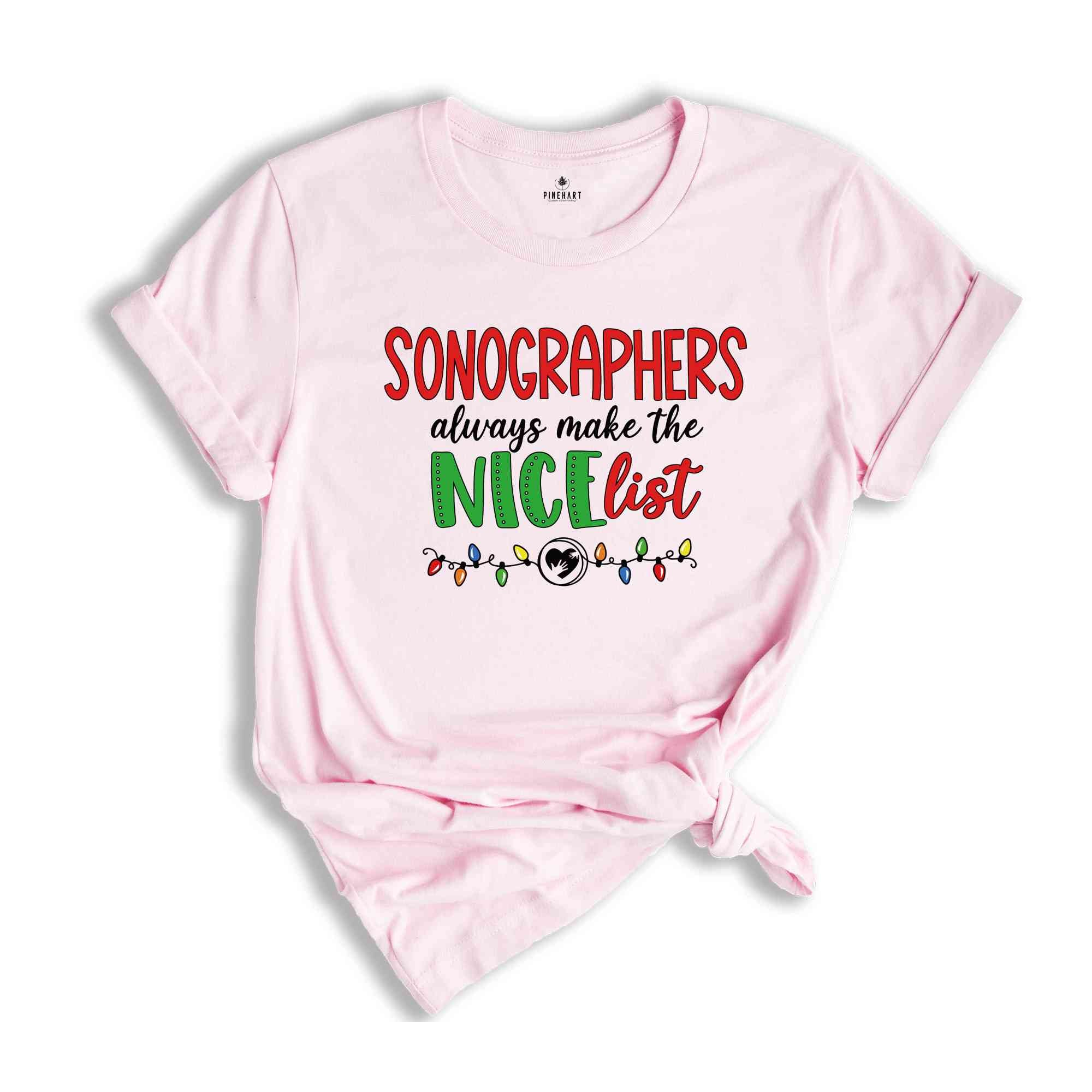 Sonographer Shirt, Christmas Sonographer, Xmas Gift, Sonographer Gift, Christmas Shirt, Xmas Shirt, Holiday Shirt, New Year Shirt