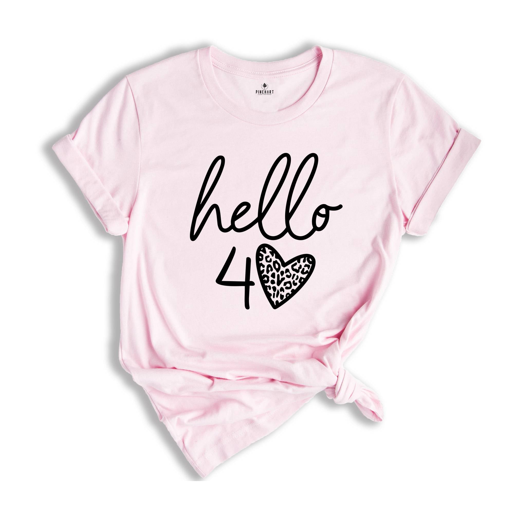 40th Birthday Shirt, Hello 40 T-Shirt, 1984 Birthday Tee, 40th Birthday Gift, Forty And Fabulous, 40 AF, 1984 Birthday Shirt