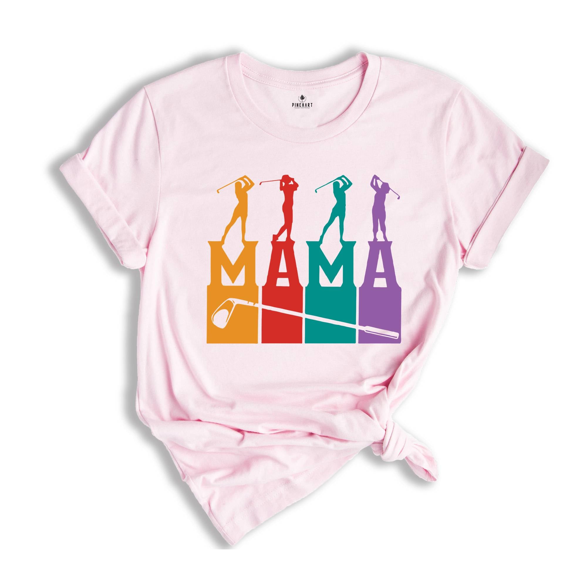 Retro Golf Mom T-Shirt, Gift For Mom Shirt, Golf Mama Gift, Mothers Day T-Shirt, For Mom T-Shirt, Funny Mom Shirt, Mom Life T-Shirt