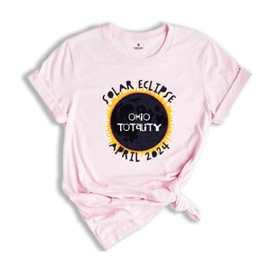 Ohio Totality Shirt, Ohio Total Solar Eclipse Shirt, Celestial Shirt, Eclipse Event 2024 Shirt, April 8th 2024