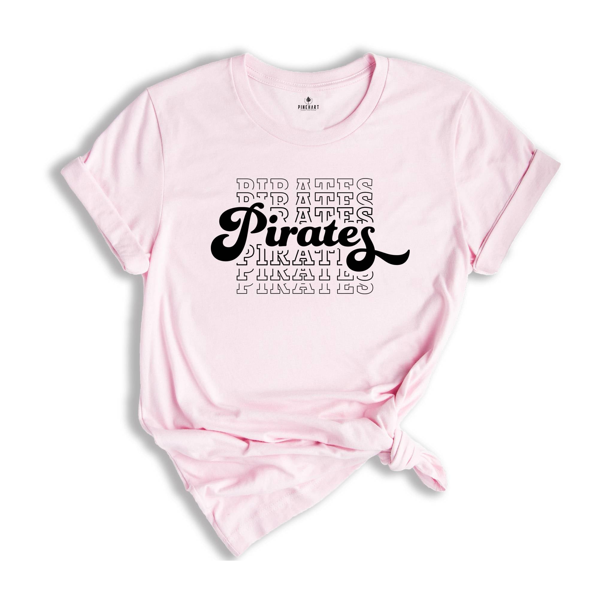 Team Mascot Shirt, Pirates Team Shirt, Pirates Football Shirt, Pirates Fan Shirt, Pirates School Shirt, Pirates School Spirit