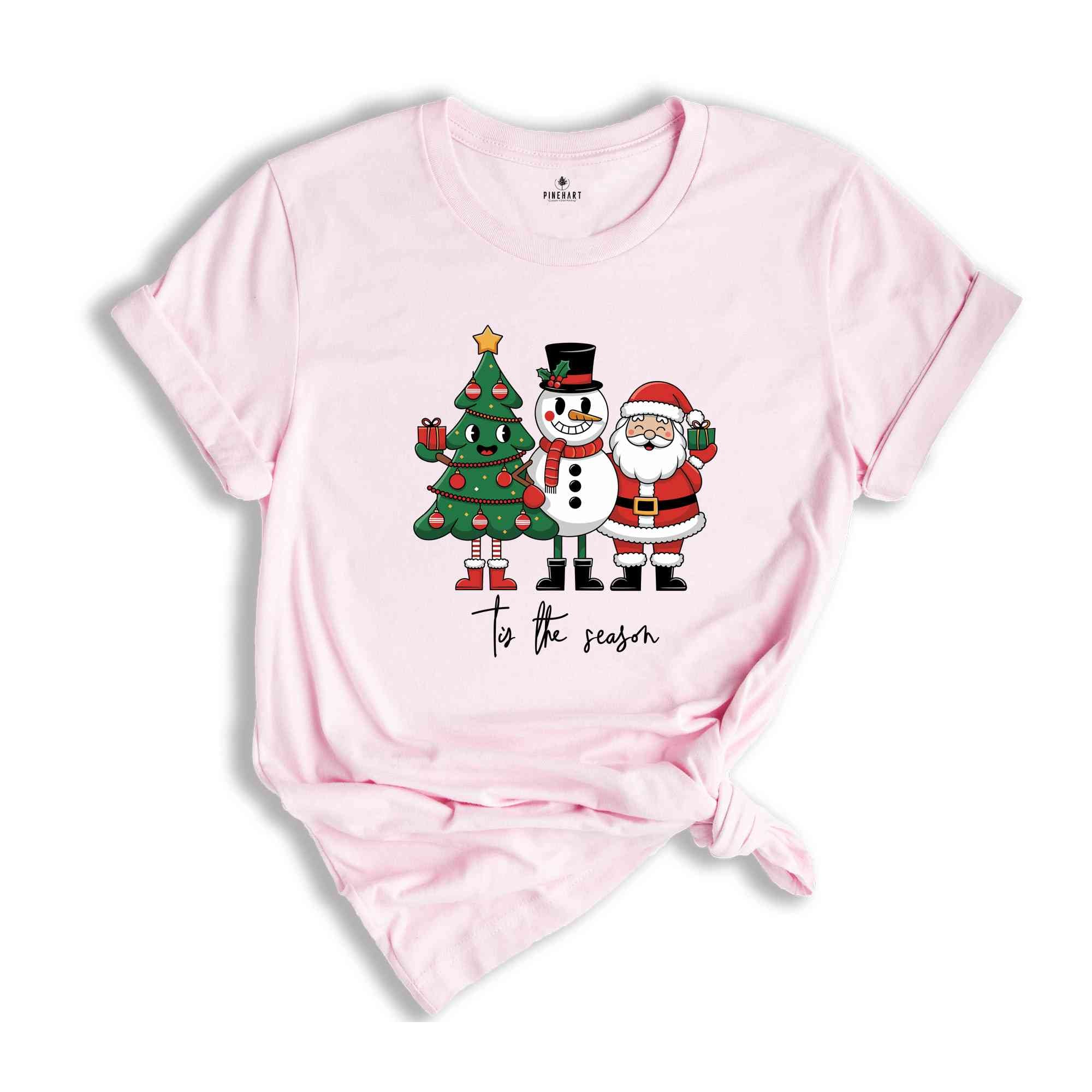 Tis The Season Shirt, Christmas Shirt, Cute Christmas Shirt, Trendy Holiday Tee, Believe Shirt, Santa Shirt, Santa Gifts