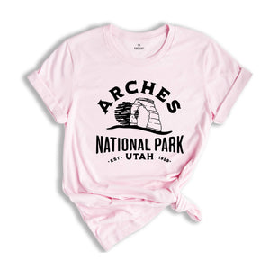 Arches National Park Shirt, Arches Shirt, Arches Park Print, Arches T-Shirt, Arches Park Family Trip Shirt, Arches Park Hiking