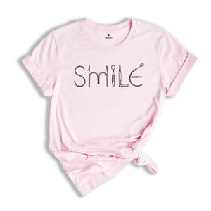 Smile Dental T-Shirt, Dental Assistant Shirt, Dentist Tee, Dental Hygienist Gift, Dental Student Gift