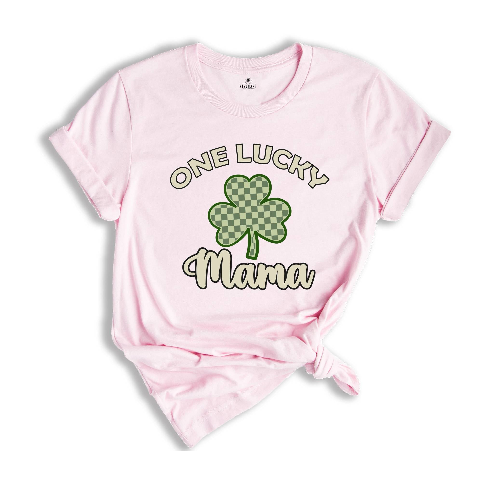 One Lucky Shirt, Custom Text Shirt, Custom Mama Shirt, Clover Shirt, St Patrick's Day Shirt, Gift for Husband, Father Shirt, Cute Mom Shirt