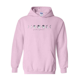 Just a Phase Moon Hoodie, Moon Hoodie, Sweatshirt Women Moon, Just a Phase Hoodie, Boho Moon Sweatshirt, Celestial Sweatshirt