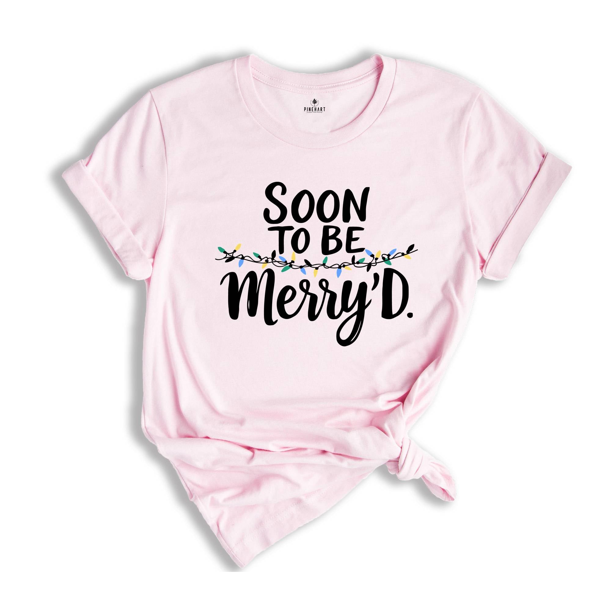 Soon To Be Merry'D Shirt, Christmas Couple Shirt, Funny Couple Shirt, Couple Pajamas, Shirt For Husband, Gift For Husband, Christmas Party