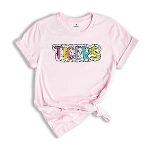 Tigers Team T-Shirt, Tigers Mascot Shirt, Tigers Fan Shirt, Football T-Shirt, Tigers Team Mascot, Tigers Mascot Tee