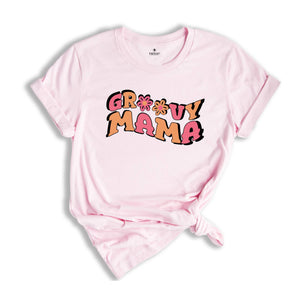 Groovy Mama Shirt, Groovy Birthday Party, Family Groovy Tee, Groovy Mom Tshirt, Mama Gift Shirt, Hippie Mom Tees, Groovy Party Shirt