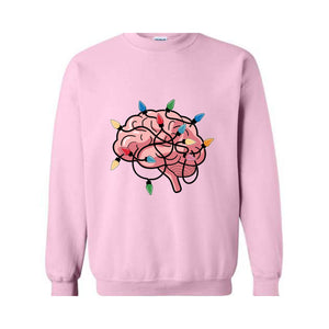 Brain Neuro Christmas Sweatshirt