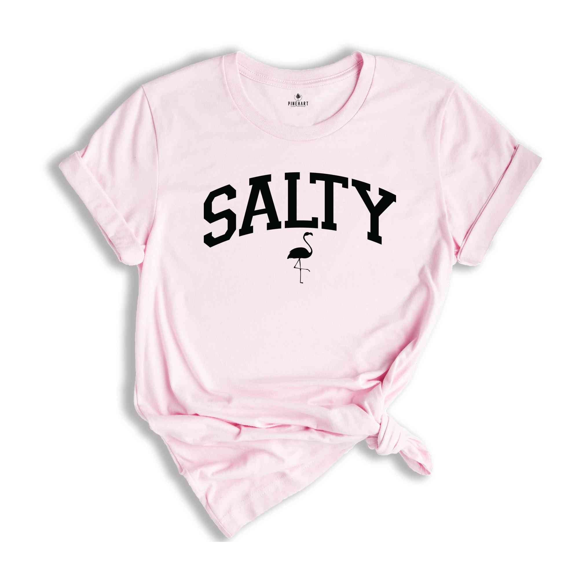 Salty Shirt, Flamingo Shirt, Beach Shirt, Beach Lover Shirt, Summer Shirt, Vacation Shirt, Beach Flamingo Shirt, Beach Person Shirt