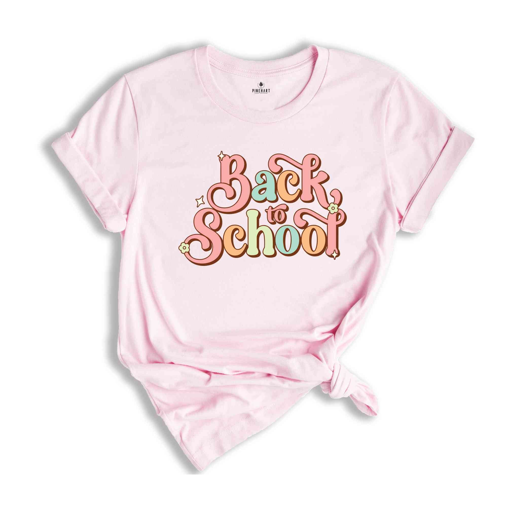 Back To School Retro Shirt, Pencil Shirt, School Bag Shirt, Teacher Shirt, Kids Shirt, Retro Back To School Shirt, Book Shirt