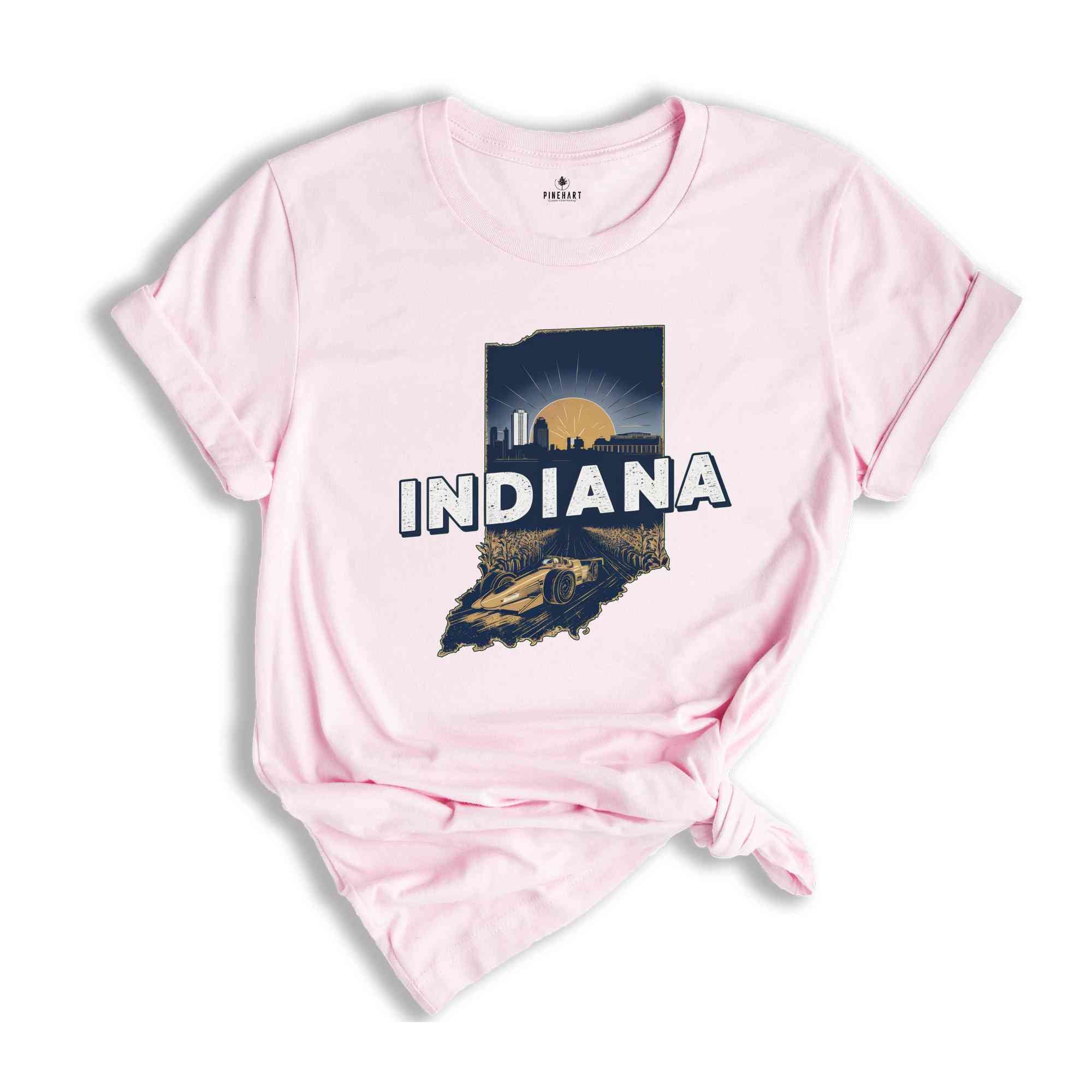 Retro State Of Indiana Shirt, State Of Indiana Shirt, State Shirt, Indiana Shirt, Indiana Lover Shirt, Family Trip Shirt, Travel Shirt