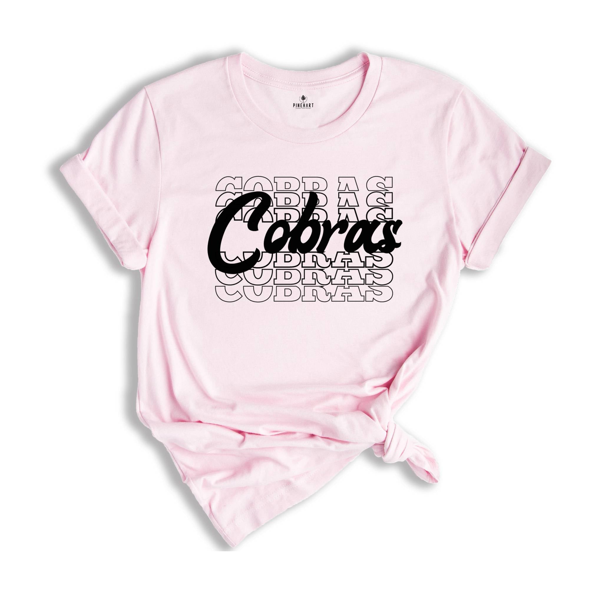 Team Mascot Shirt, Cobras Team Shirt, Cobras Football Shirt, Cobras Fan Shirt, Cobras School Shirt, Cobras School Spirit