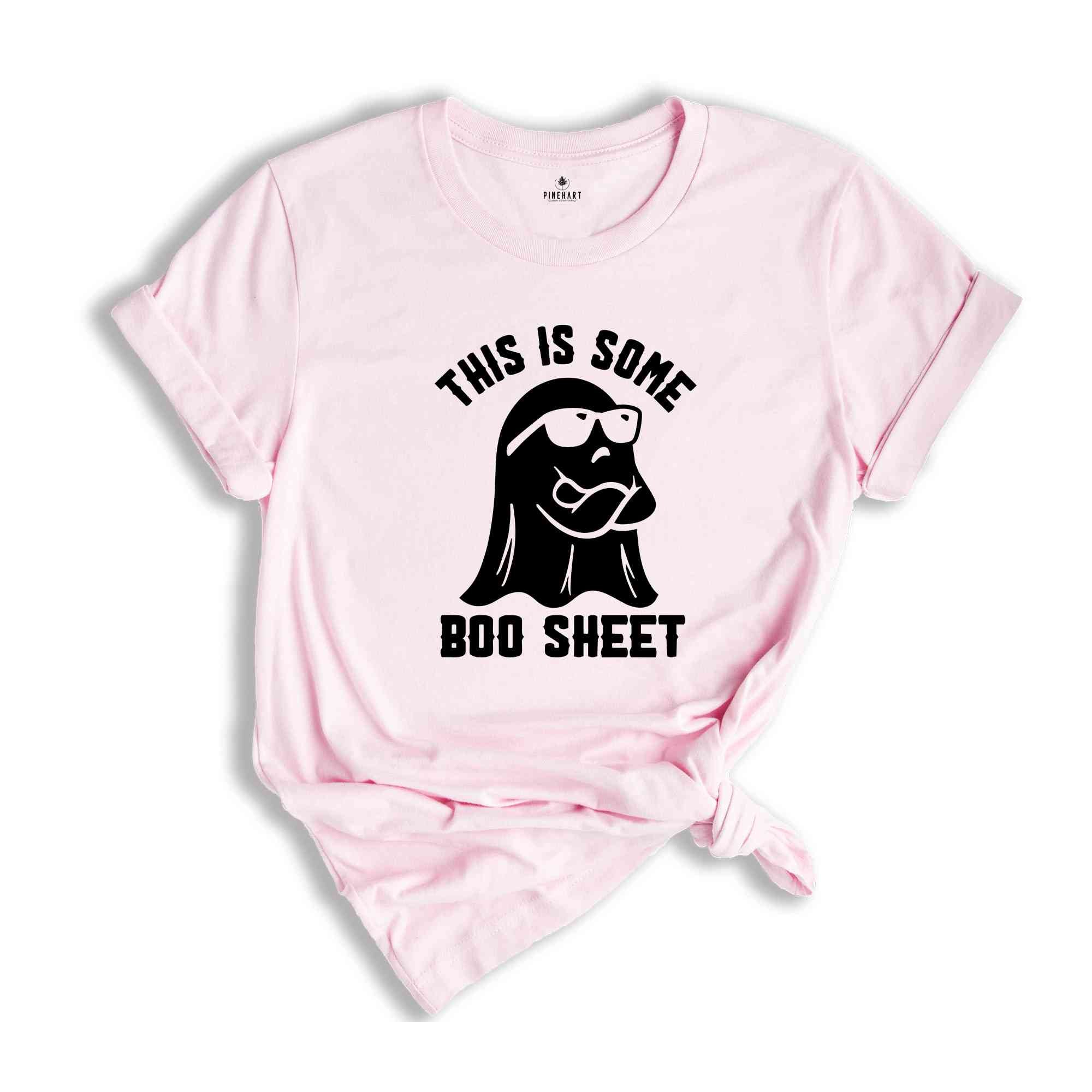 This Is Some Boo Sheet T-Shirt, Funny Ghost Tee, Halloween Vibes Shirt, Halloween Gifts, Gothic Halloween Tee