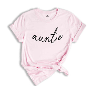 Custom Auntie Shirt, Children Name Shirt, Personalized Gift for Aunt, Auntie with Nieces Shirt, Nephews Names Shirt