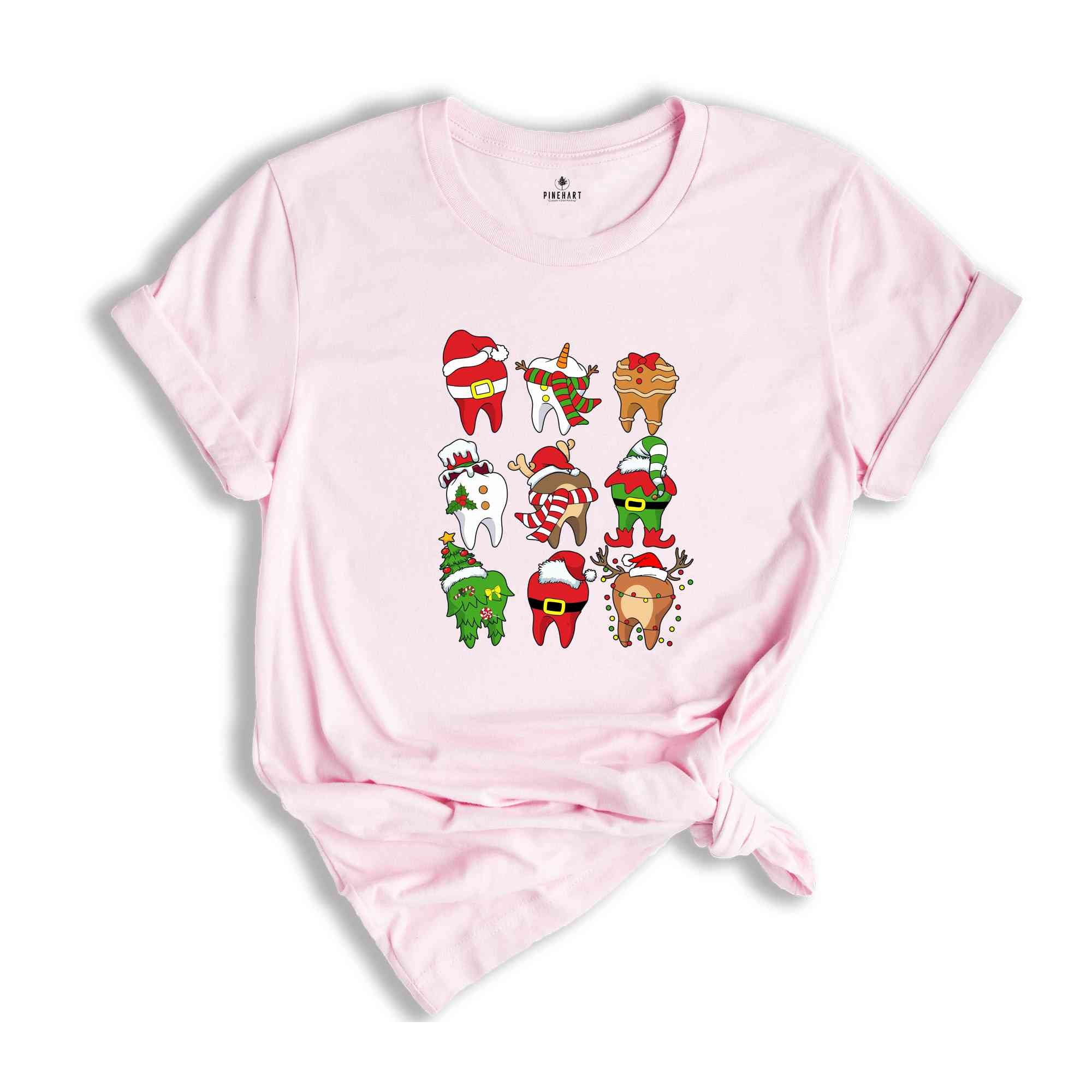 Teeth Christmas Shirt, Dental Christmas T-Shirt, Dental Squad Shirt, Dental Xmas Shirt, Dentist Christmas